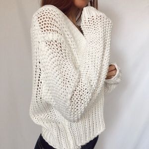 Cropped Knit Cardigan